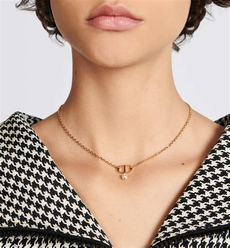 dior ketting schakel goud